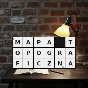 Hasło krzyżówkowe w kartografii mapa szczegółowa przedstawiająca powierzchniowe elementy ziemi - mapa topograficzna – rozwiązanie, synonimy, podpowiedzi i definicje krzyżówkowe